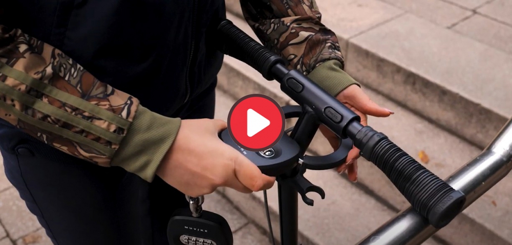 Lifestyle-Video für Fahrrad- und Motorroller-Handschellen