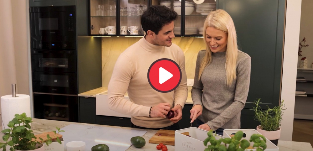 Werbevideo auf Amazon für Lebensmittelbehälter mit Modellen
